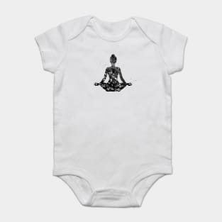 Yoga meditation Baby Bodysuit